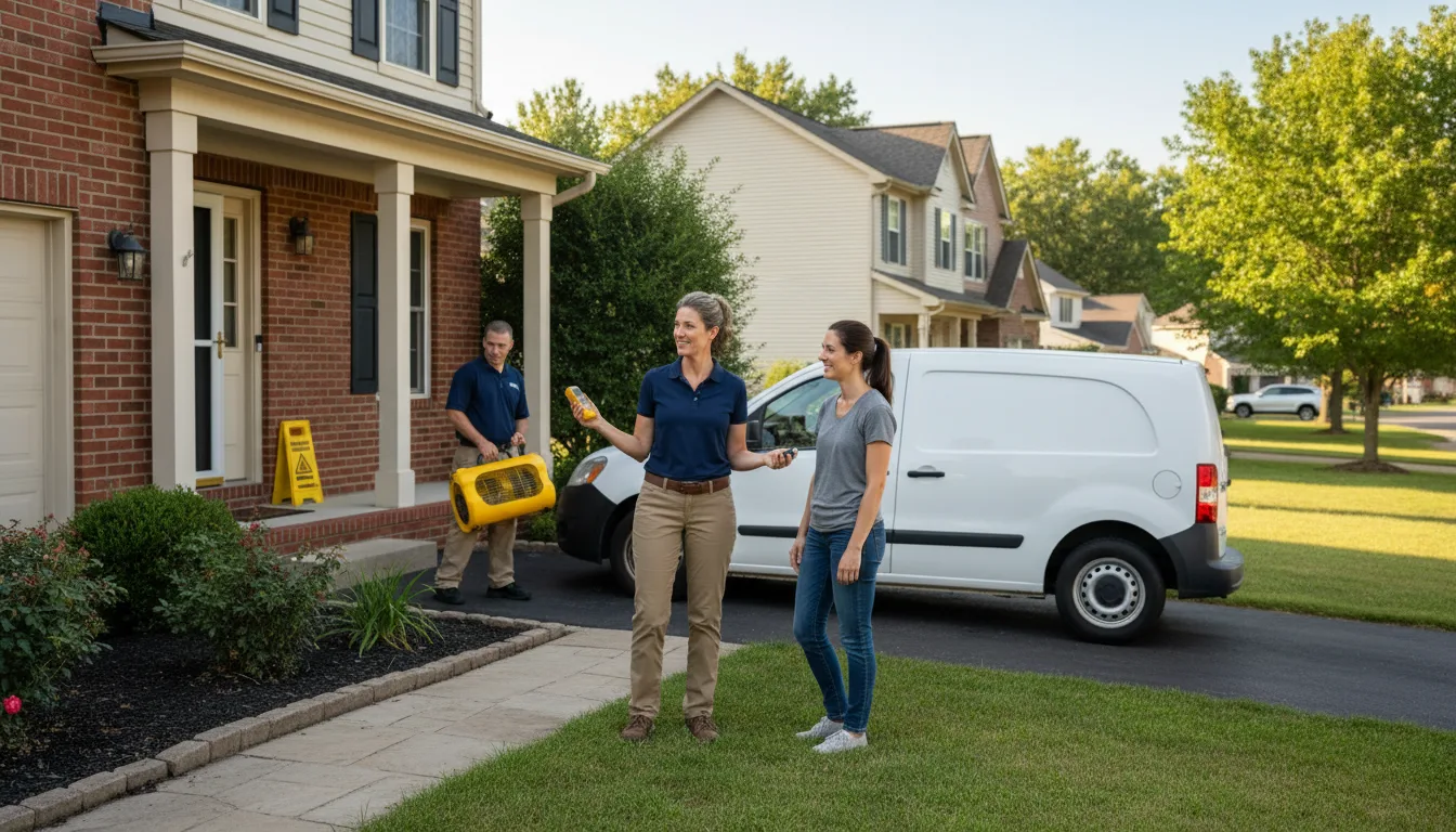 Residential water damage restoration in Lolo, MT